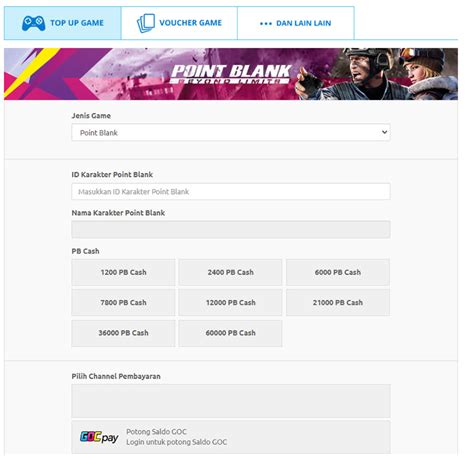 shop point blank menyajikan Garena Voucher Indomaret dan Perpanjang durasi top up info image 3