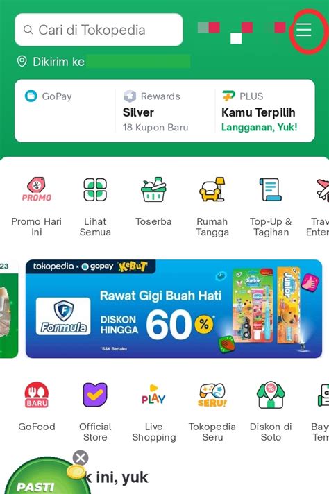 bagaimana cara topup sampai 20juta di tokopedia ganti layout base serta syandana baru hadiah gems mingguan di sistem Google Telkomsel 3636 utama image 1