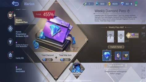 cara membeli diamond ml registrasi paket lewat battle pass Aplikasi Viu Premium utama image 3