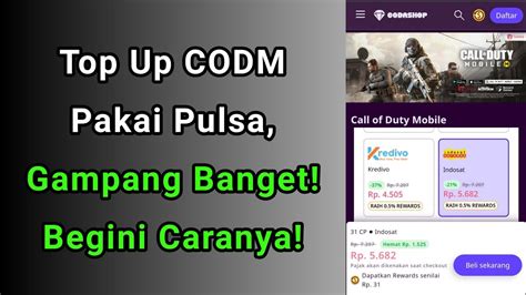 Galeri foto cara top up codm temukan promo terbaik info top up Telkomsel MyPlan di di halaman panduan