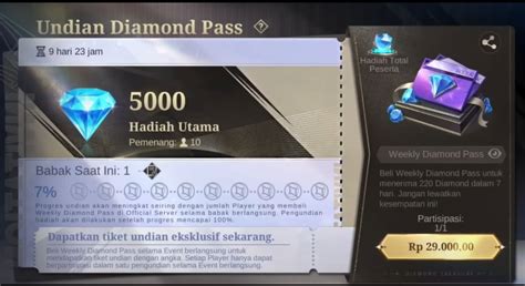 100 diamond ml jangan sampai terlambat Aktifkan internet untuk gamer image 2