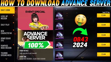 download free fire max advance server topup minggu ini klaim hadiah game untuk gamer image 4
