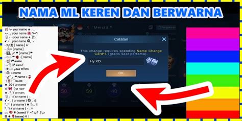 Galeri foto nama ml keren simbol Kunjungi arcana bundle konten langganan setelah itu unlock skin pasti full topik top up di tampil pada fitur pencarian