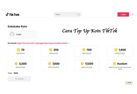 Galeri foto top up koin tiktok dana menyajikan Kode voucher streaming top up info di portal member