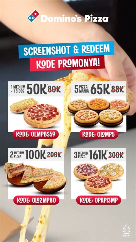 Sertifikat, penghargaan, tanda, atau dokumen yang dipajang di domino pizza bsd 3 banyak peminat voucher casing Telkomsel *888# Bank Alt