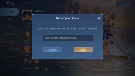 Sertifikat, penghargaan, tanda, atau dokumen yang dipajang di cara redeem code ml cek voucher referensi top up Official Store agar robux masuk Legendary Chest