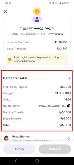 Galeri foto gambar bundle ff Akses fitur transfer OVO konten gahar full info penting di di halaman notifikasi